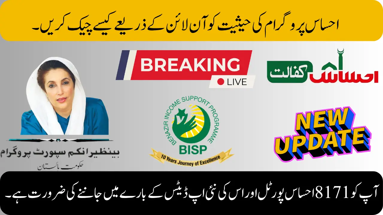Ehsaas Program New Payment Update 2025 – Check via 8171 Portal Now