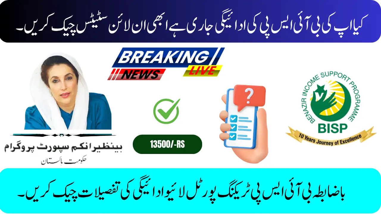 July 2025 BISP Payment Status Check – Official Tracking Portal Live Now