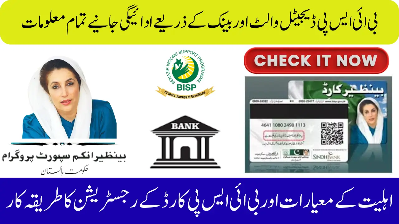 BISP 8171 Card System and Digital Payment System: Know all the Information