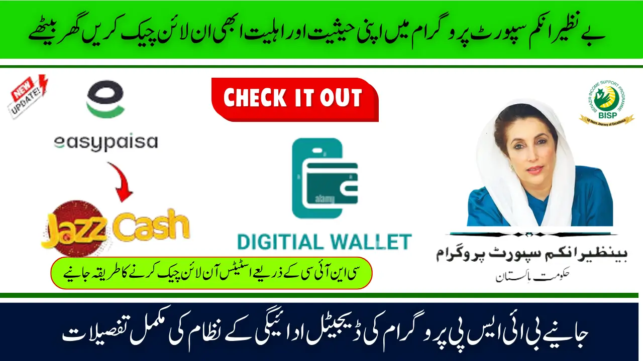 BISP 8171 Digital Payment 2025 Check Status and Confirm Eligibility Now 
