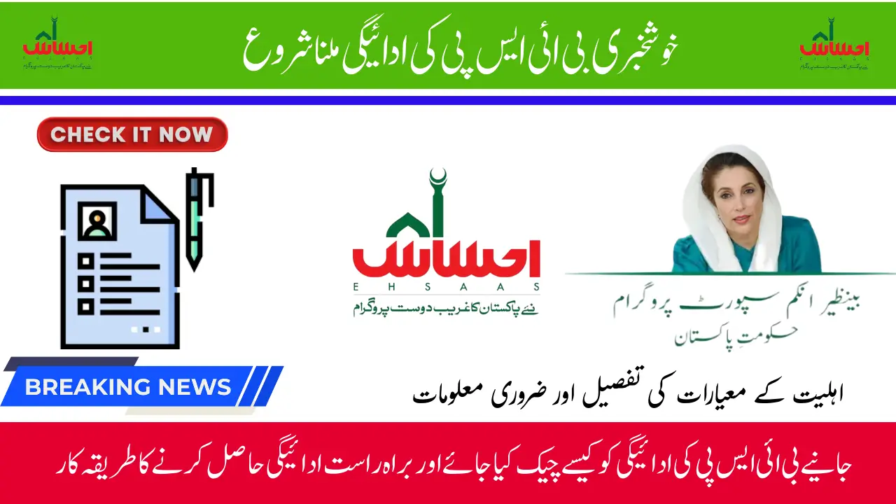 8171 Ehsaas Program Phase 3 Starts: Get Rs. 13,500 in September 2025