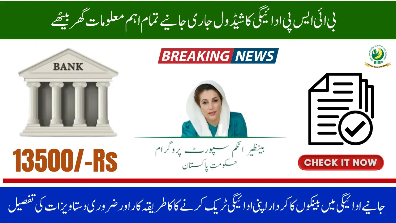 BISP 2025 Installment Schedule: Full Bank-Wise Payment Distribution 