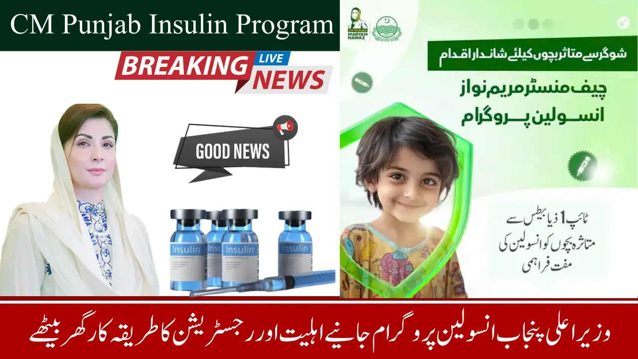 CM Punjab Insulin Program 2025 How to Apply and Get Free Treatment