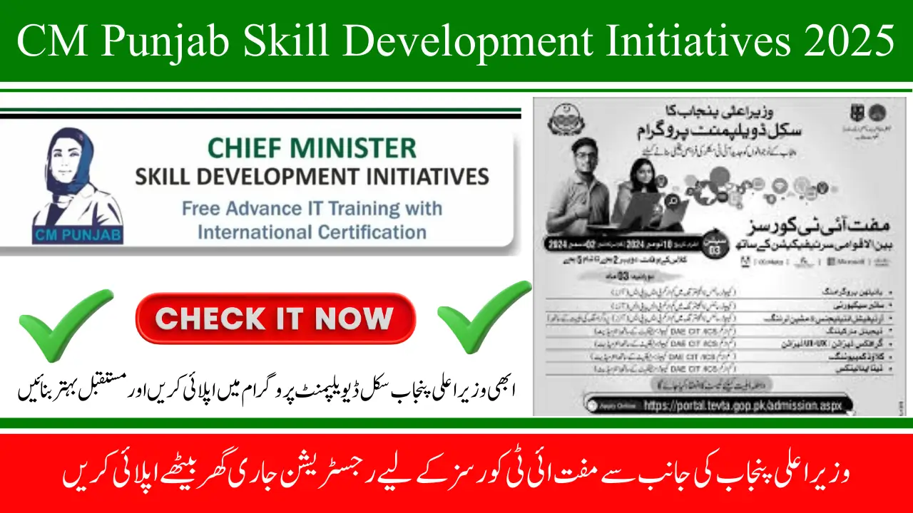 CM Punjab Skill Development Initiatives 2025 Empowering Youth for a Brighter Future
